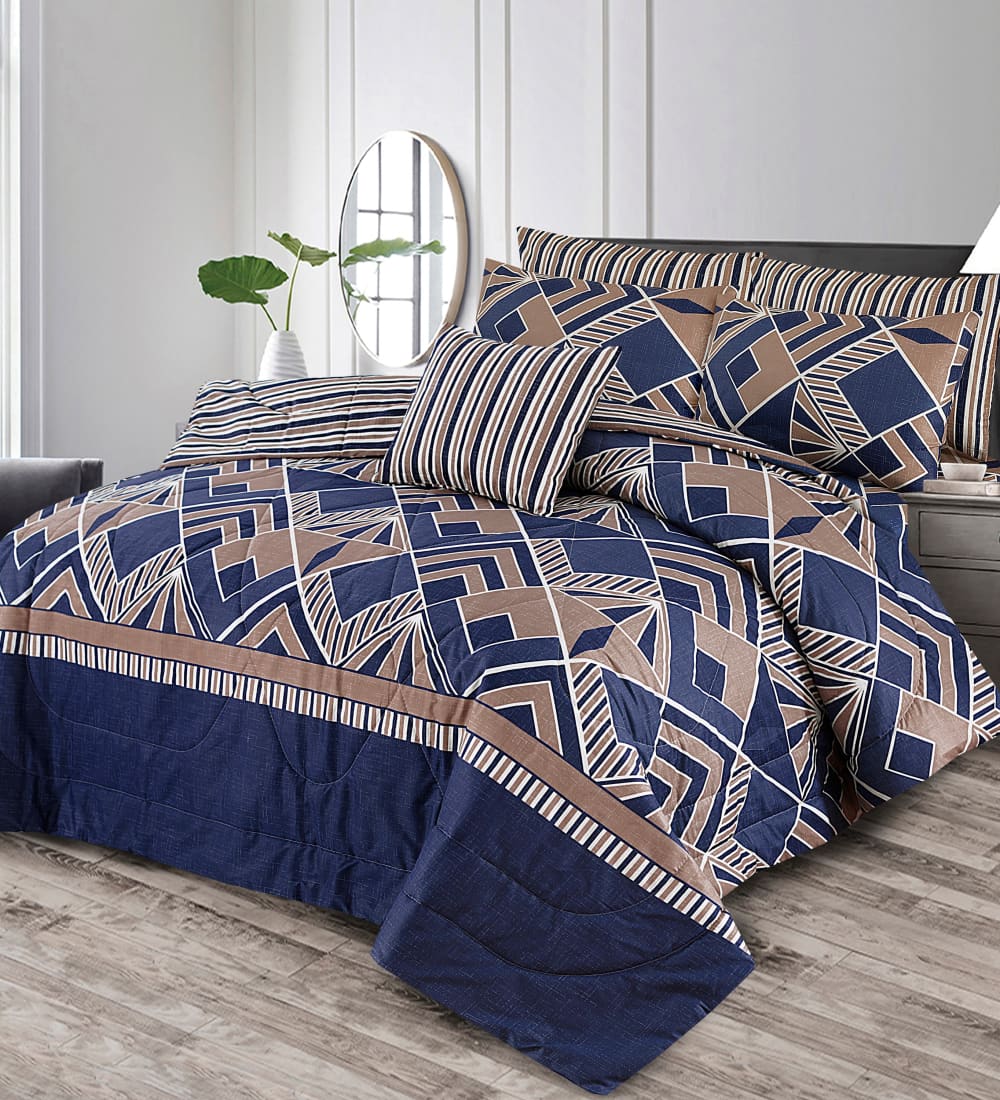7 Pcs  Comforter Set Mh-762