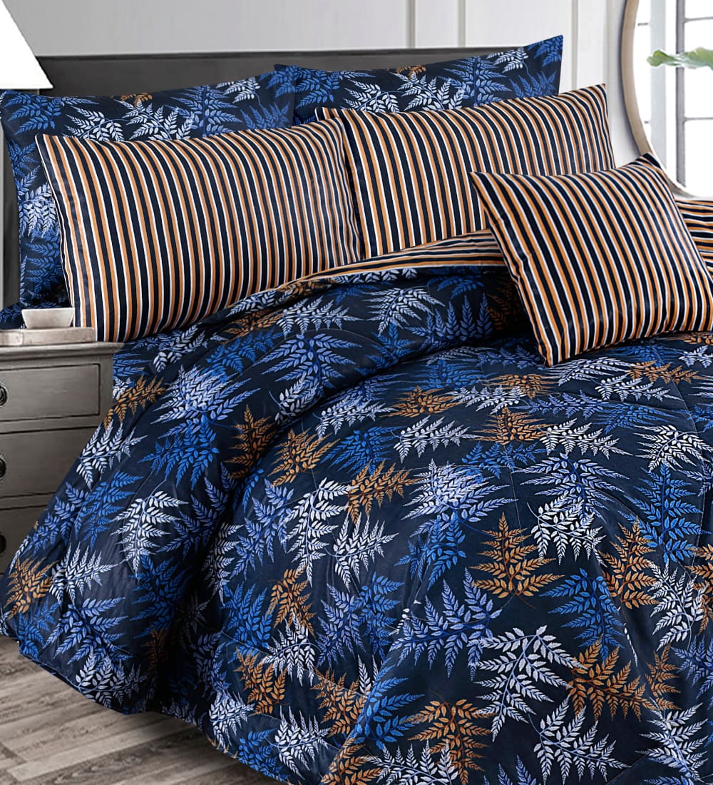 7 Pcs  Comforter Set Mh-763