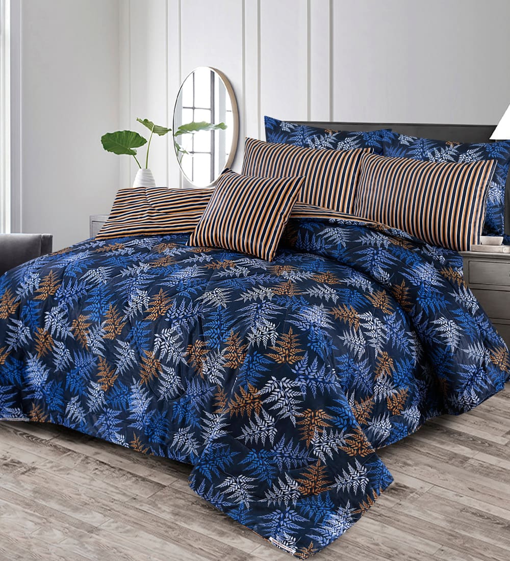 7 Pcs  Comforter Set Mh-763