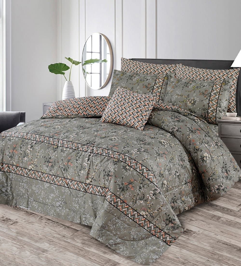 7 Pcs  Comforter Set Mh-768