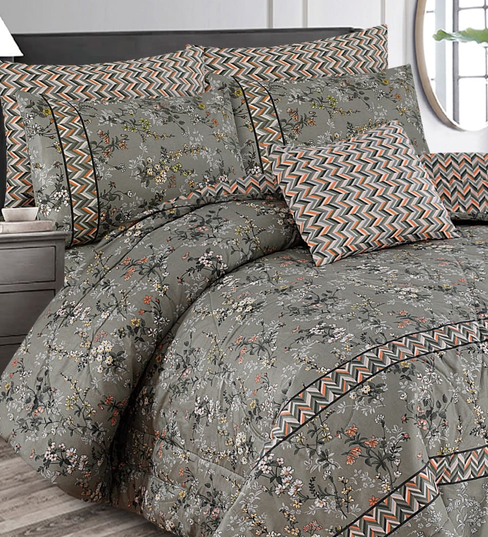 7 Pcs  Comforter Set Mh-768