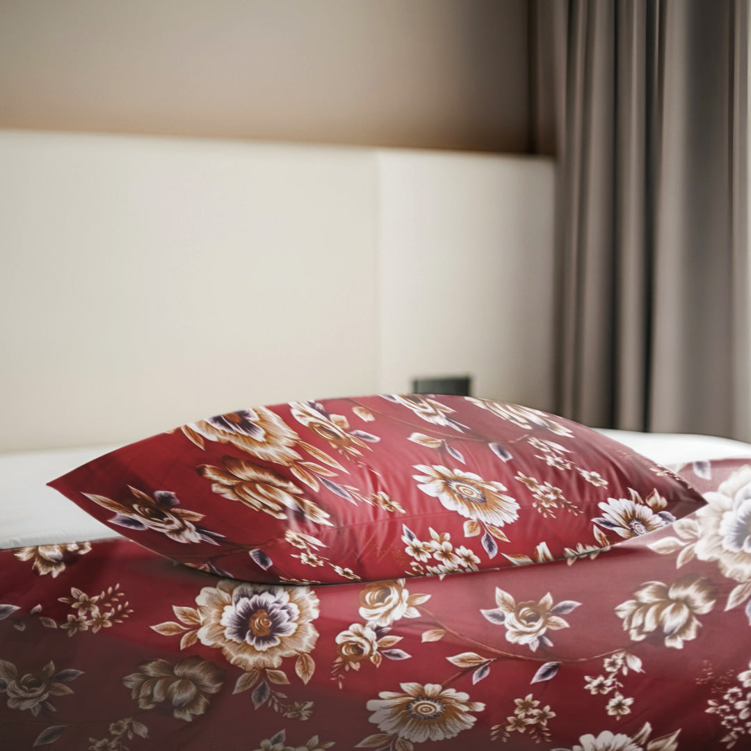 Majestic Bloom 3PCS Bedsheet Set