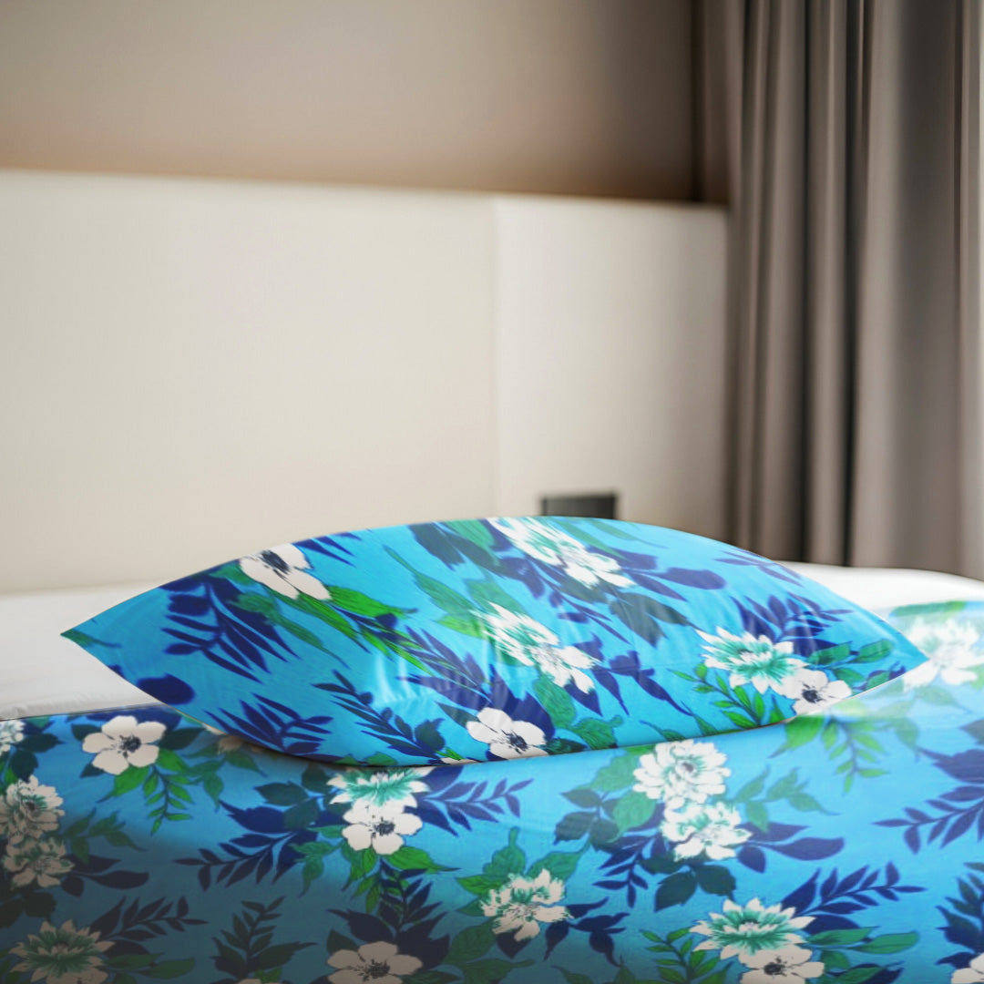 Ocean Bloom Floral 3PCS Bedsheet Set
