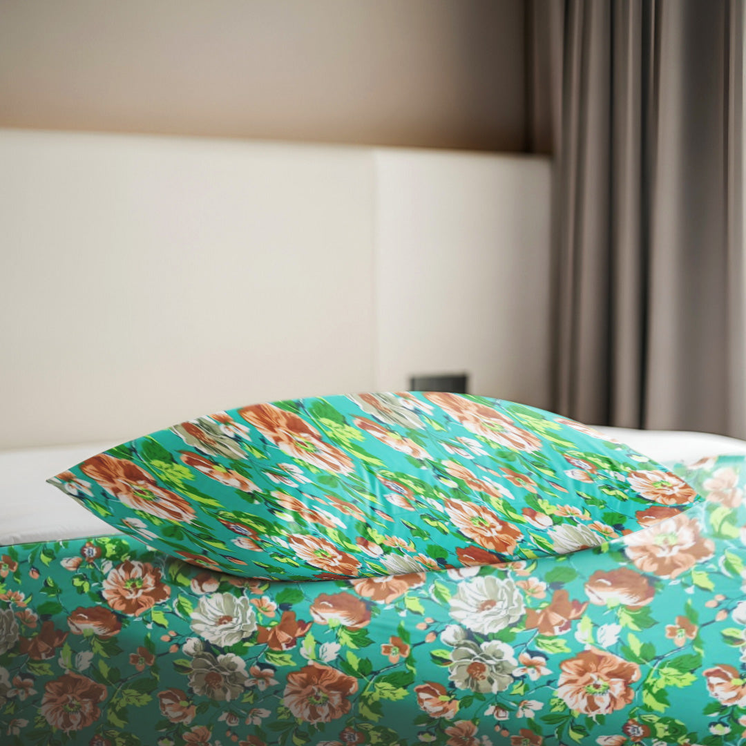 Tropical Mint Blossom 3PCS Bedsheet