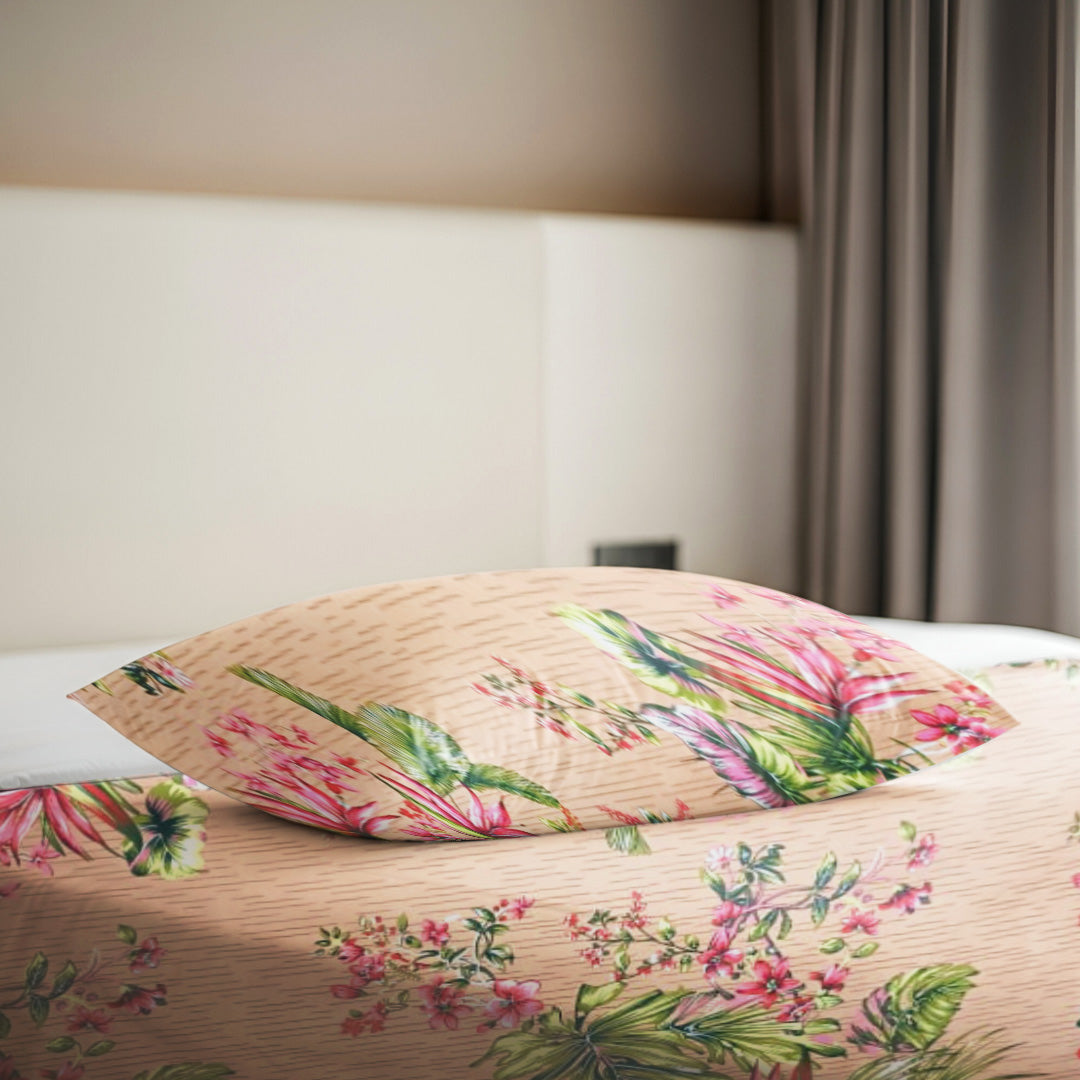 Floral Bloom Garden Cream & Pink 3PCS Bedsheet