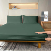 Fitted Bed Sheet-Olive