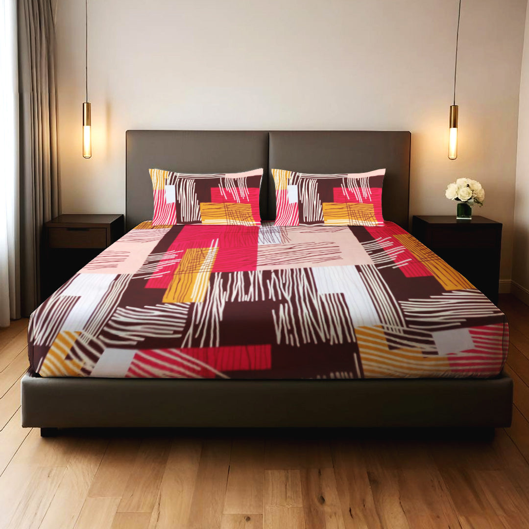 Modern Art Abstract 3PCS Bedsheet