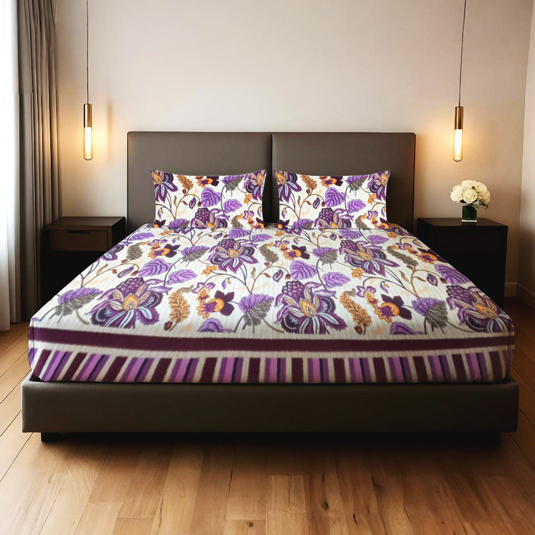 Lavender Orchard 3PCS Bedsheet