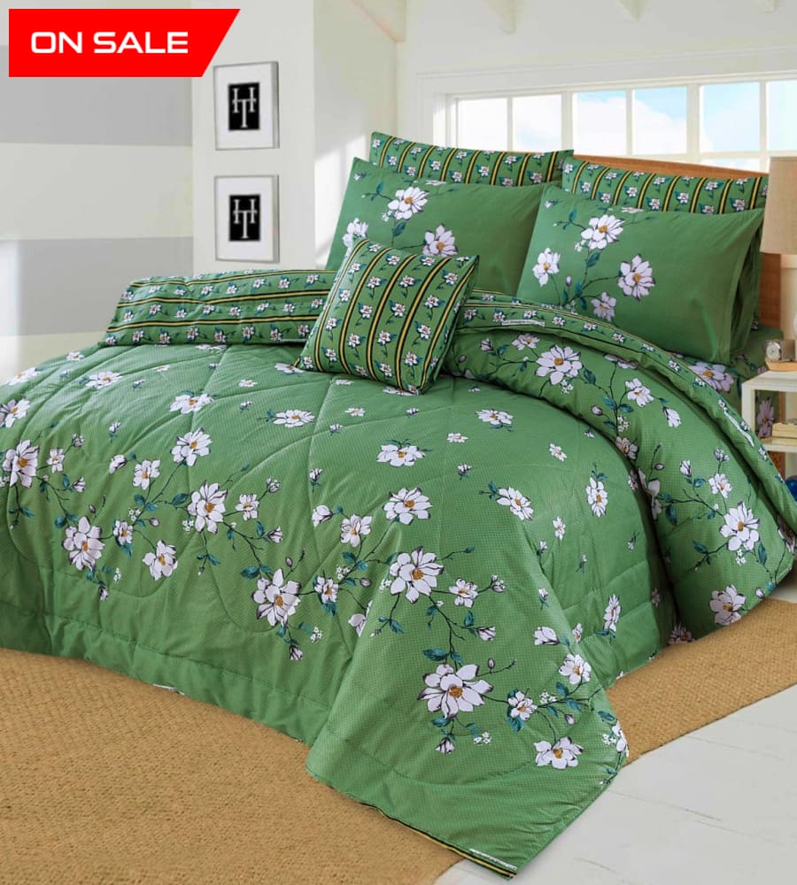 Laiba Khan 7 Pcs  Comforter Set