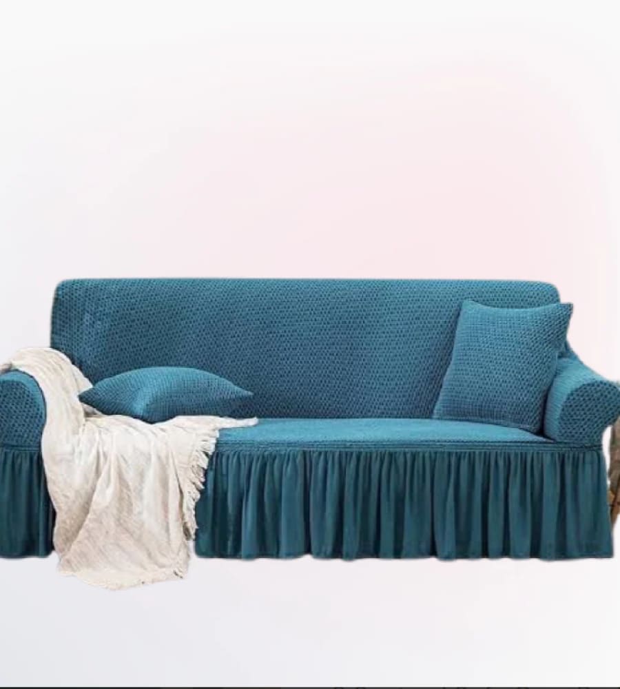 Turkish Style  Sofa Cover ﹙ Dark Zinc ﹚