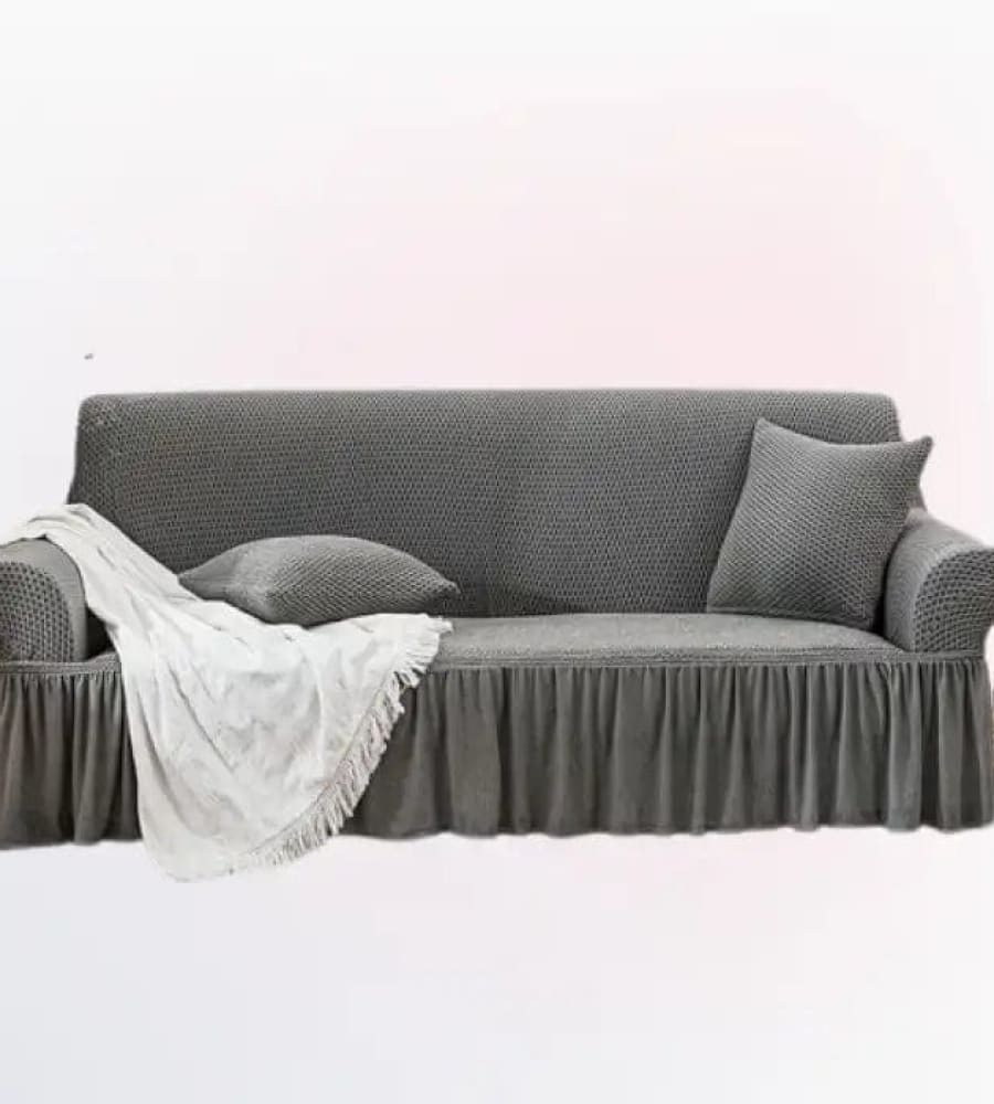 Turkish Style  Sofa Cover ﹙Grey ﹚